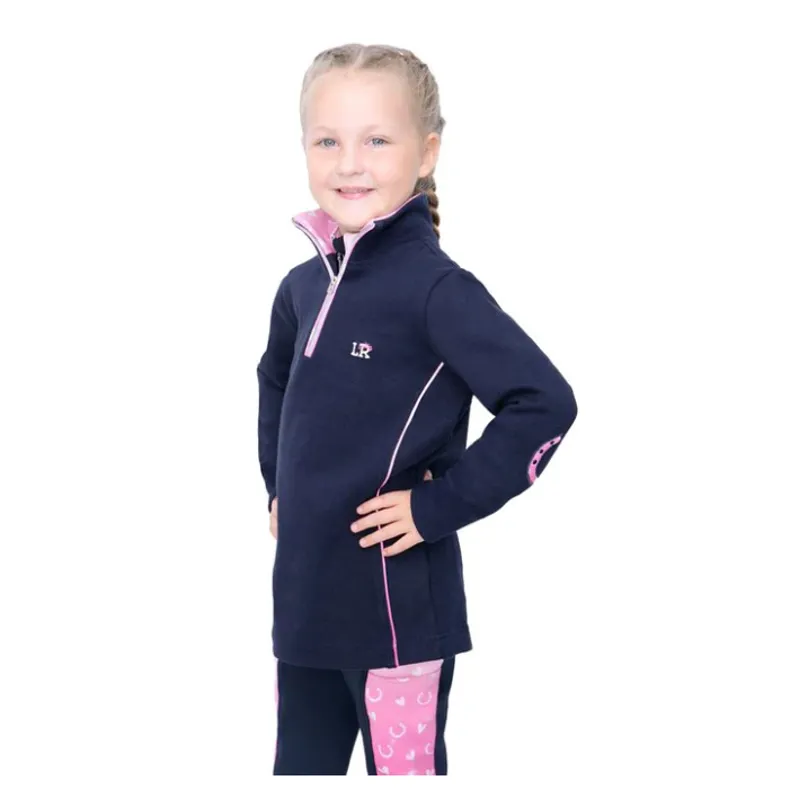Pony Fantasy Sweatshirt by Little Rider - Navy/Pink
